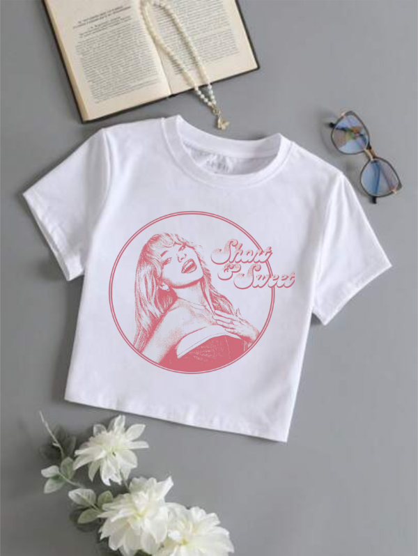 Baby tee sabrina pink