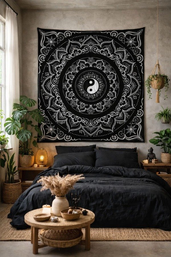 Producto - PRE- VENTA Manta/Tapiz Gigante Mandala Yin Yang