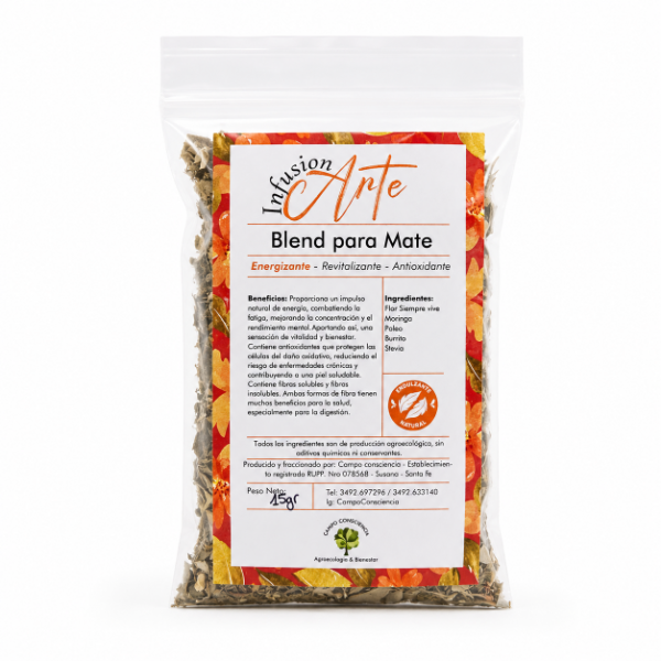 Producto - Infusionarte - Blends para yerba: Energizante