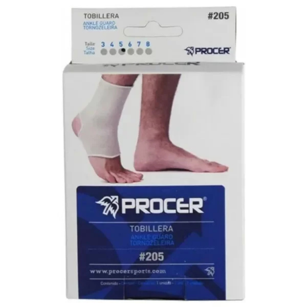 Producto - Tobillera Procer Elastica Lisa Unisex