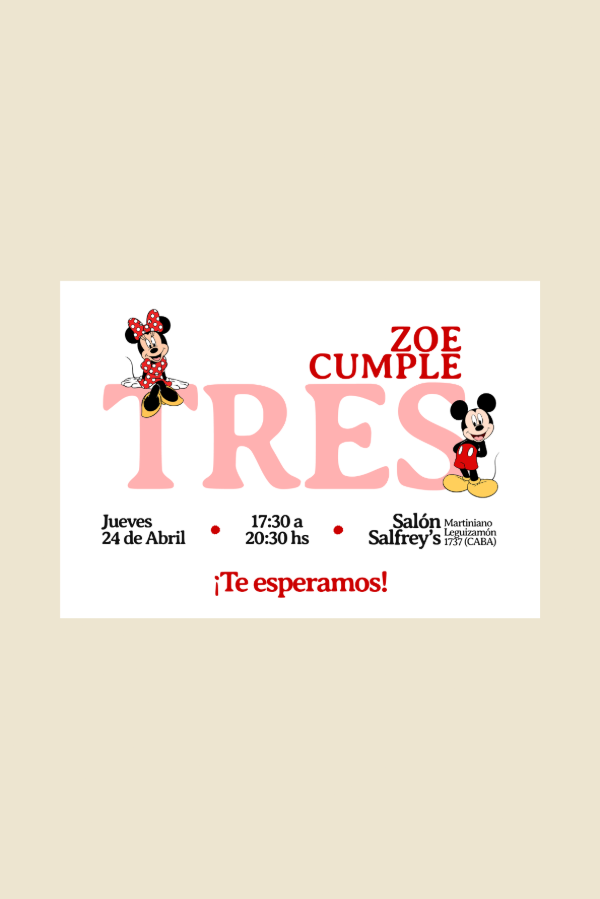 Producto - invitación digital [mickey y minnie 2]