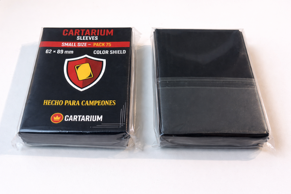 Producto - Sleeves Folios Cartarium Color Negro 62x89 75u TCG Small YGO