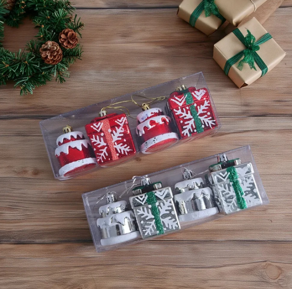 Producto - NAVIDAD - Adorno x4 - Regalitos