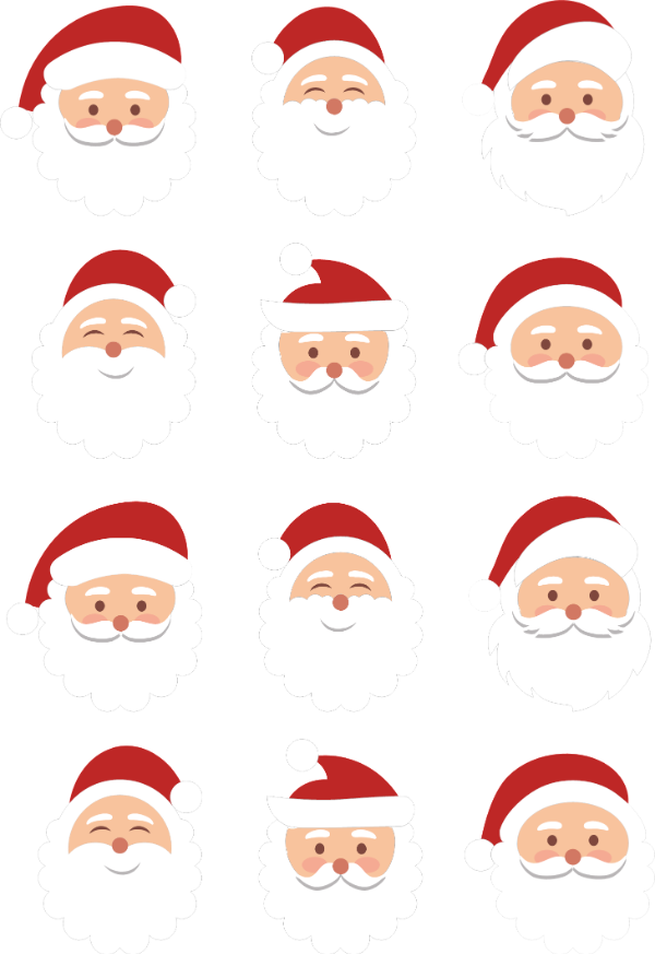 Producto - STICKERS PAPA NOEL X 12
