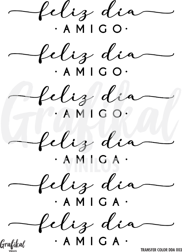 Producto - Transfer Color Dia del Amigo 003