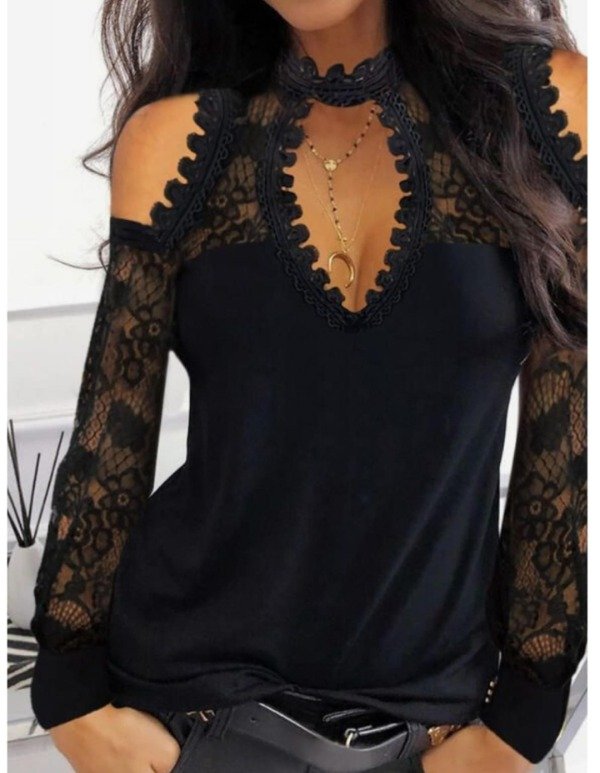 Producto - Línea Lumi !! Camiseta choker hombro descubierto