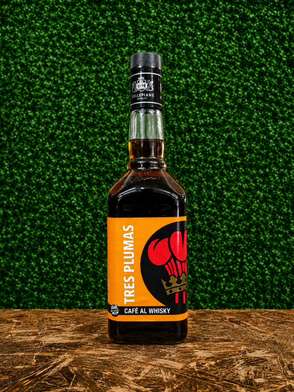 Producto - LICOR TRES PLUMAS CAFE AL WHISKY