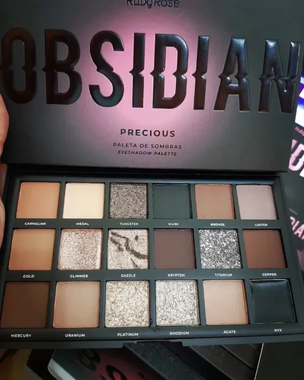 Producto - Paleta de sombras obsidian ruby rose