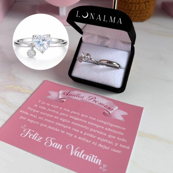 Producto - Anillos de Promesa: Roma Silver