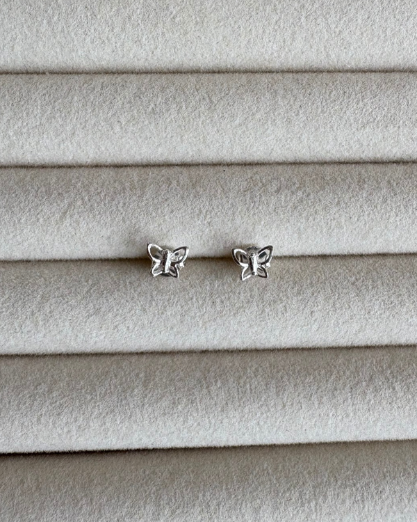 Producto - Aros mariposa calada de plata 925
