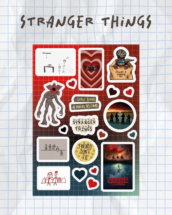 Producto - Plancha Stranger Things