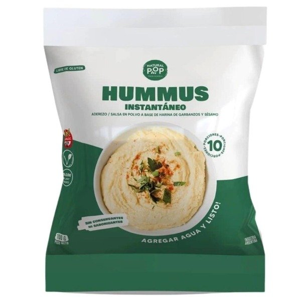 Producto - Hummus Instantáneo - Natural Pop-