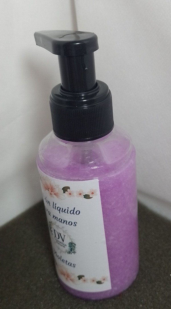 Producto - JABON LÍQUIDO PARA MANOS DE VIOLETAS