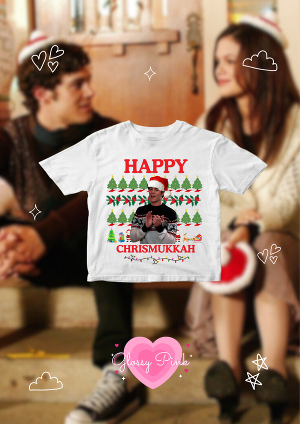 Baby tee Happy Chrismukkah OC