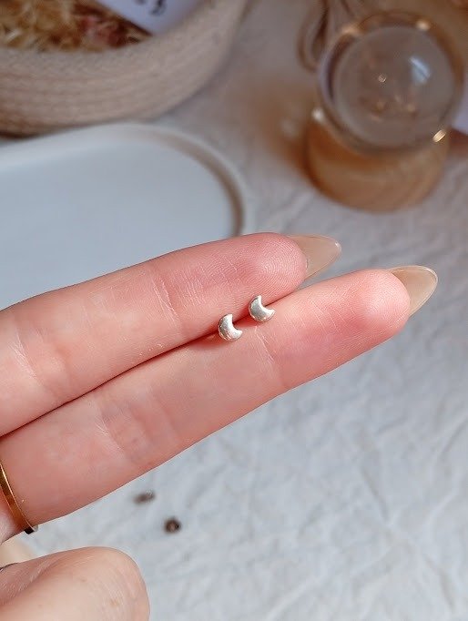 Producto - Aros LUNITAS - Acero blanco