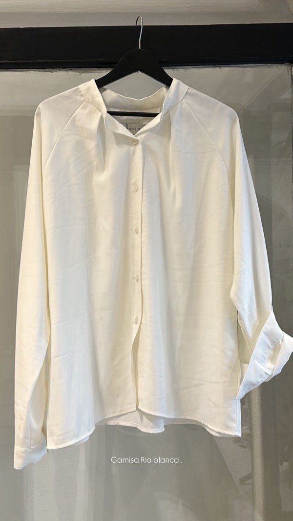 Producto - Camisa ámbar blanca