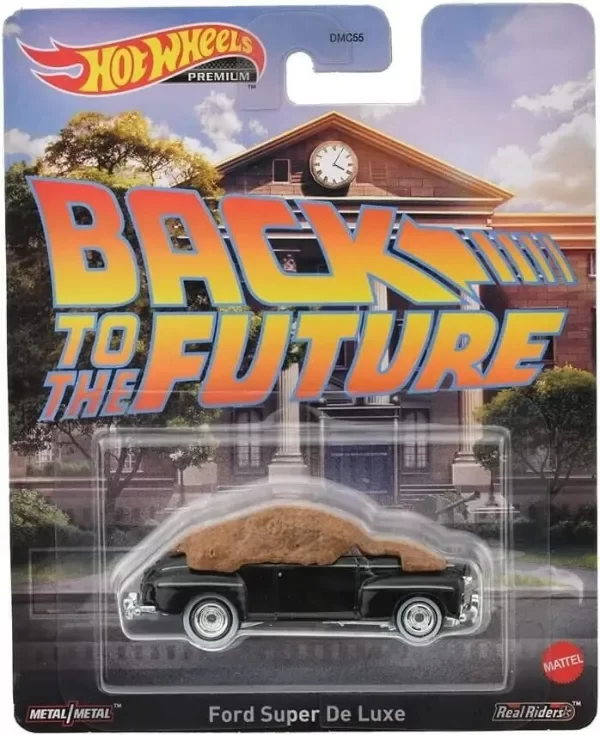 Producto - HOTWHEELS PREMIUM BACK TO THE FUTURE FORD SUPER DE LUXE