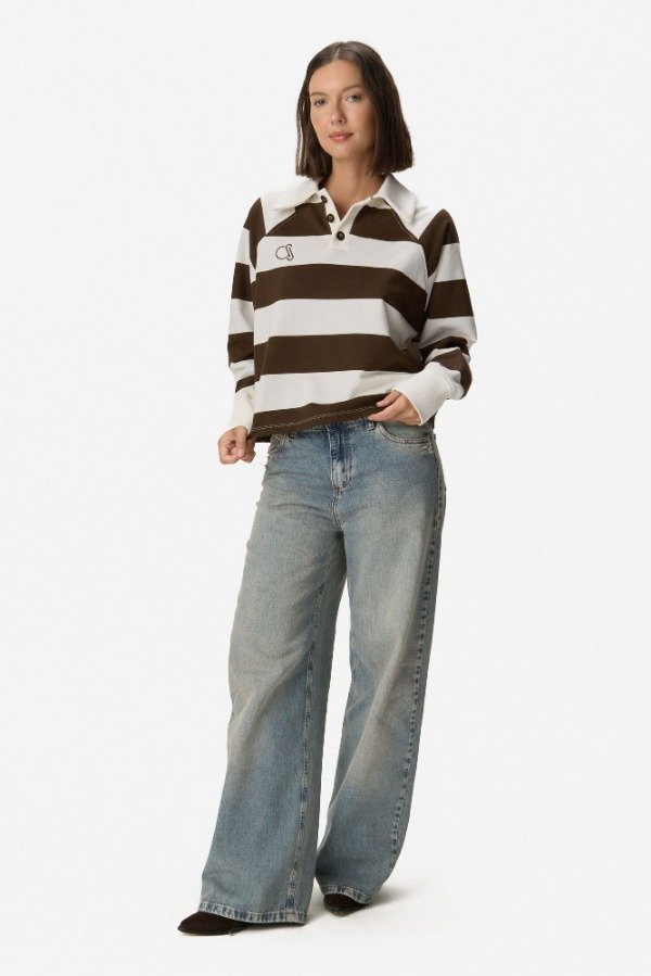 Producto - JEAN TIRO ALTO ANCHO CON ROTURAS