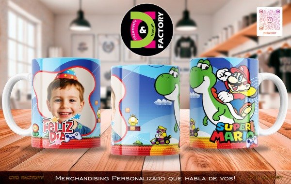 Producto - Taza Super Mario Bros - TZ-RT-BL-11OZ-403-MV-ANM-SMB