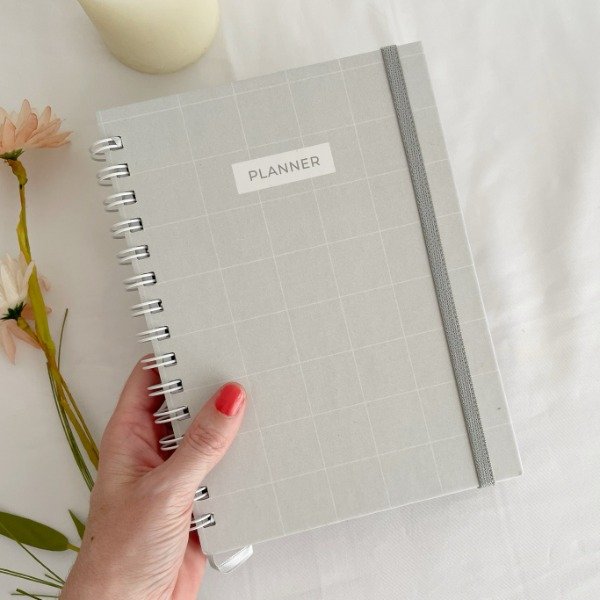 Producto - Planner Perpetuo Minimalista Gris