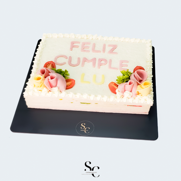 Producto - Torta Sándwich Rectangular Vegetariana