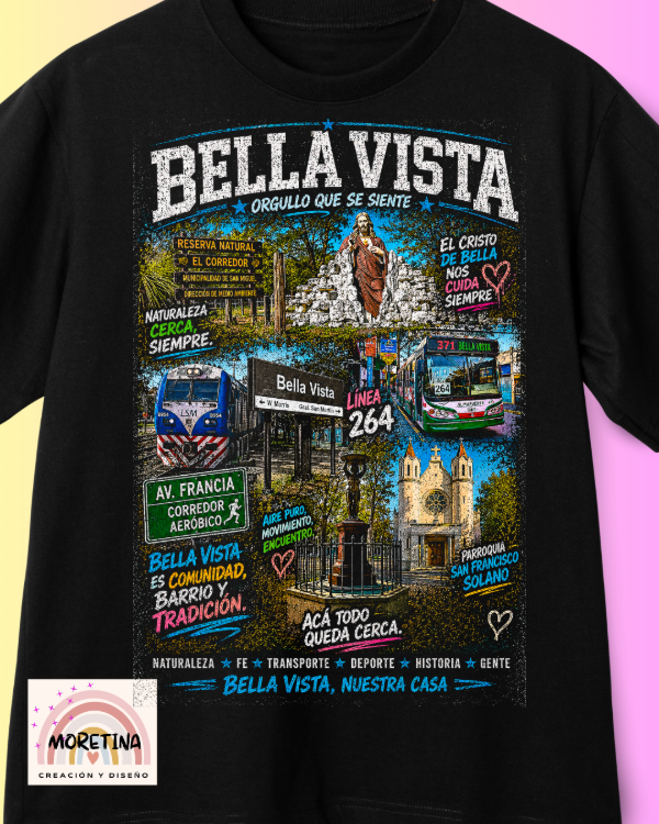 Producto - Remera de tu barrio o localidad - Zona Oeste parte 1