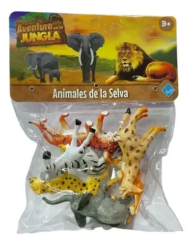 Producto - Animales de la selva por 6