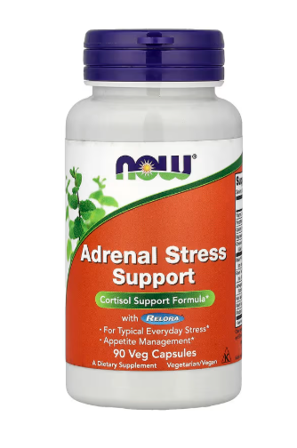 Producto - NOW Foods, Refuerzo de supercortisol, 90 cápsulas vegetales