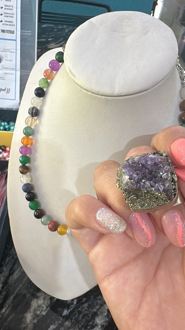 Producto - Anillo Amatista regulable
