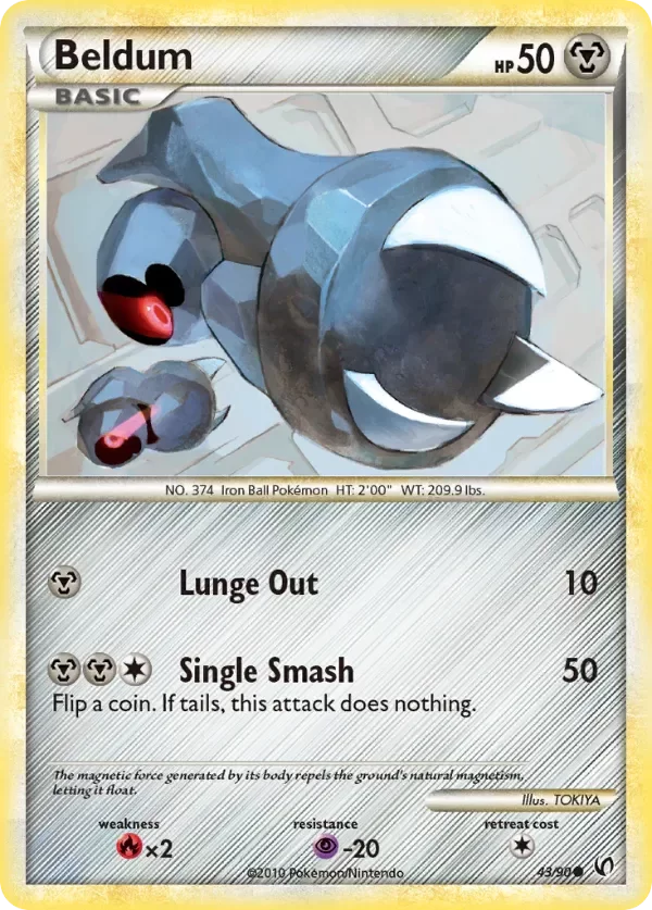 Producto - Beldum 43/90 HeartGold and SoulSilver: Undaunted