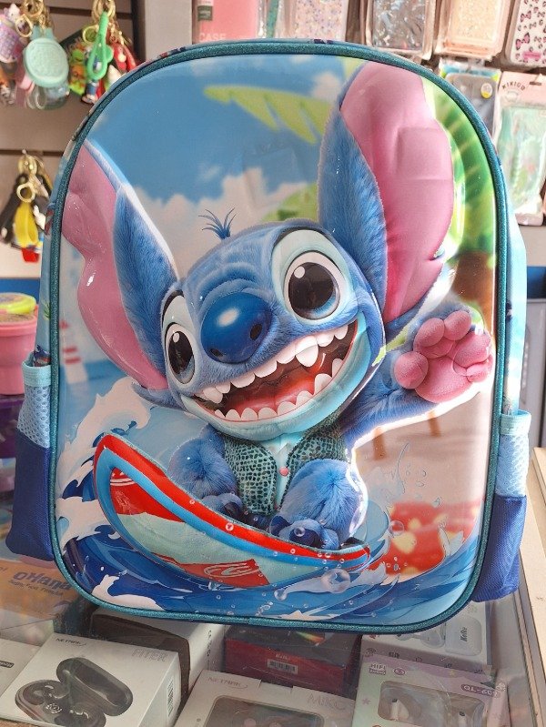 Producto - MOCHILA JARDÍN REFORZADA 3D STITCH, mod. 2