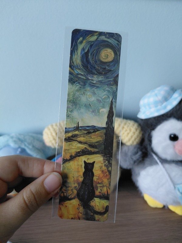 Producto - Señalador literario - Michis acuarela #003