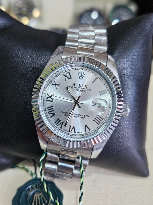 Producto - Reloj ROLEX DATEJUST ROMAN (plateado)