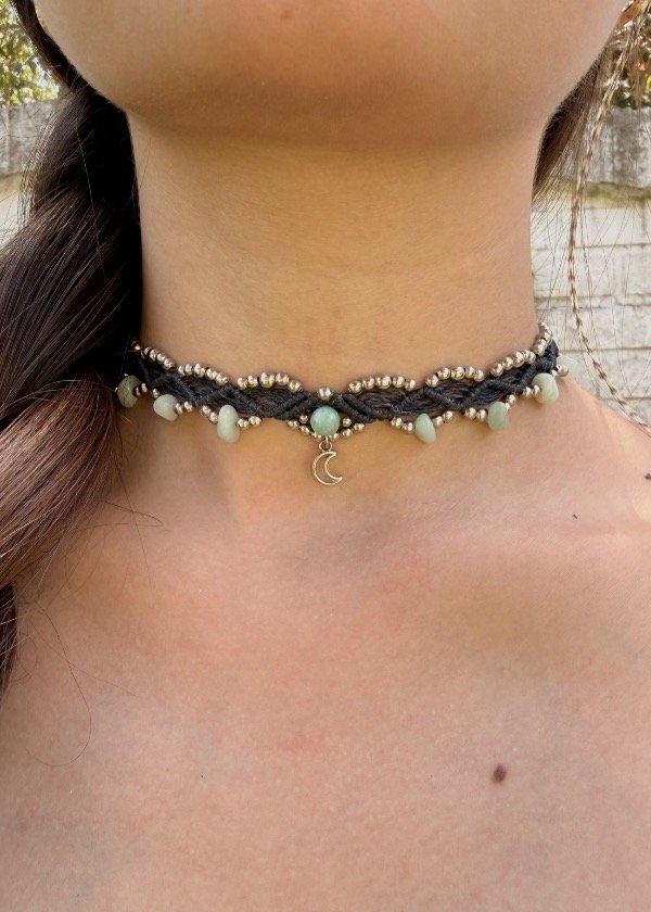 Producto - Collar Éter Amazonita - plateado
