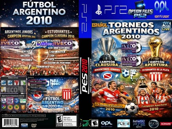 Producto - PES 2010 LPF ARGENTINA + LPF BOLIVIANA 2010 (OPTION FILE)