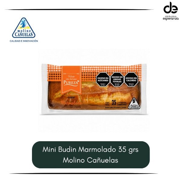 Producto - Mini budines Marmolados 35 grs Molino Cañuelas
