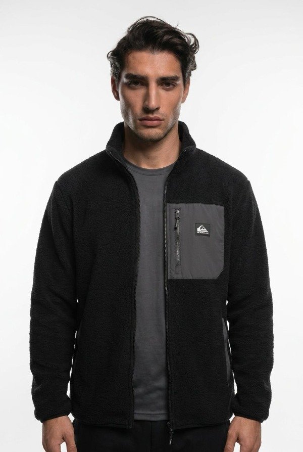 Producto - CAMPERA CANGURO POLAR QUIKSILVER CLEAN COAST NEGRO