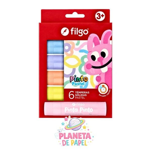 Producto - TEMPERA SOLIDA FILGO x6u. PASTEL - 0