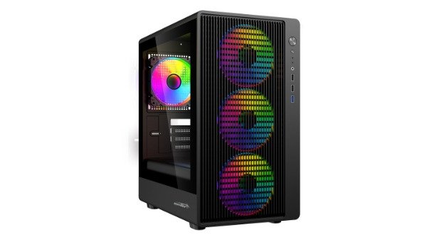 Producto - Gabinete s/fuente Micro ATX ARGB Sentey BACKFIRE