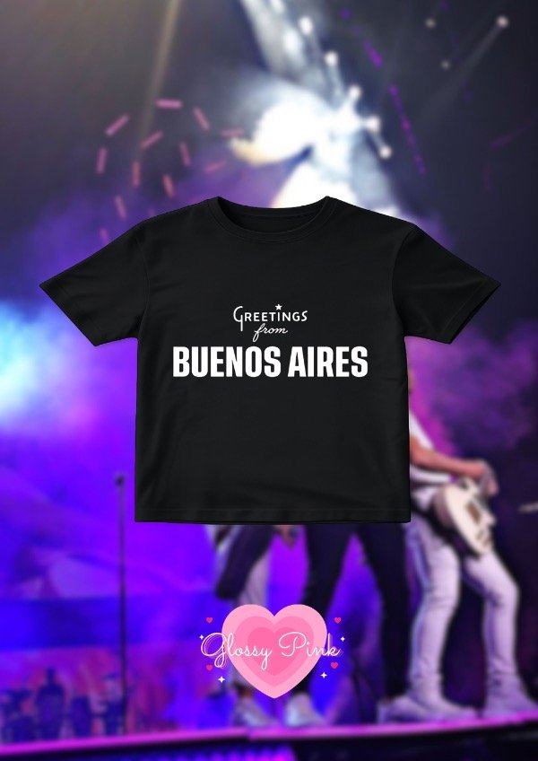 Producto - Baby Tee Greetings From Buenos Aires - DTF