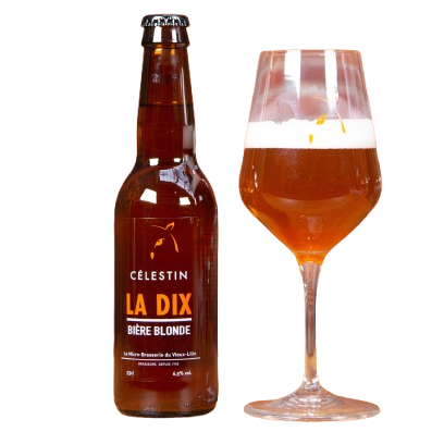 Producto - Cerveza La Dix Biere Bonde Francesa 330 ml - 1