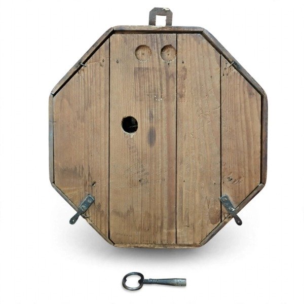 Producto - Reloj Casa Escasany-Aleman D.R.G.M. 1092862-Ojo de buey-Funciona-Llave original - 6
