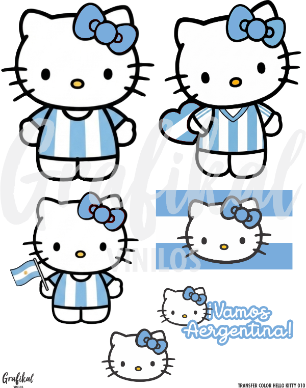 Producto - Transfer Color Hello Kitty 010