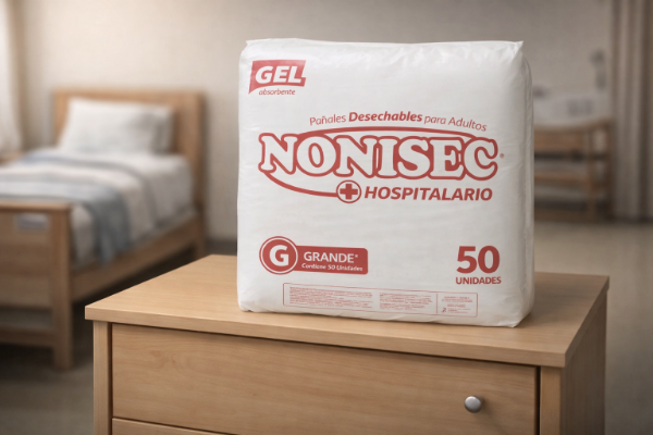 Producto - PAÑAL RECTO NONISEC HOSPITALARIO GRANDES X  150 UNID