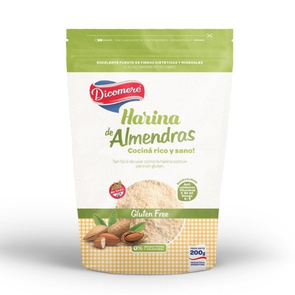 Producto - Harina de Almendras x 200gr SIN TACC - Dicomere