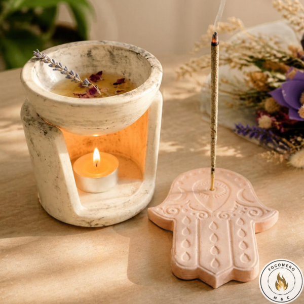 Producto - Kit Hornito Aromático + Porta Sahumerio - 5