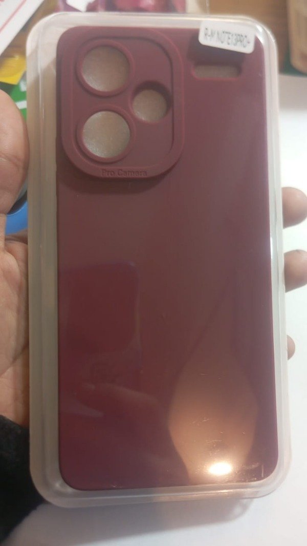 Producto - Funda Silicone Case Bordo para Xiaomi Redmi Note 13 Pro Plus