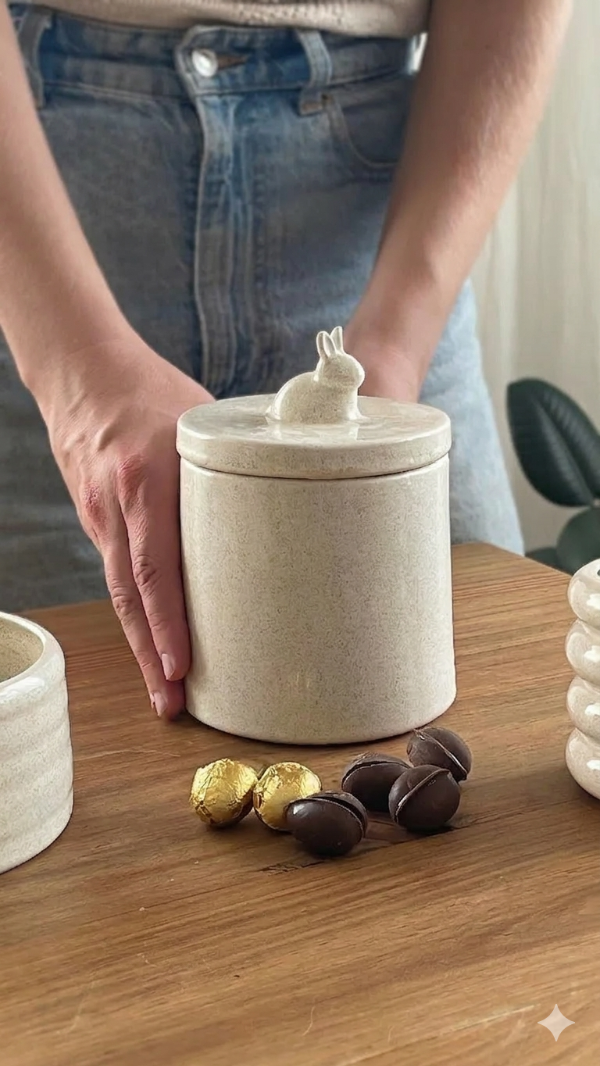 Producto - Frasco con tapa Conejo