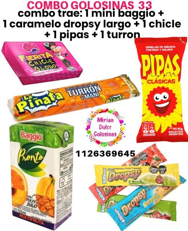 Producto - Combo golosinas 33
