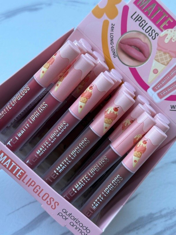 Producto - LABIAL MATTE ICE CREAM - TEI - CAJA DE 24 UNIDADES